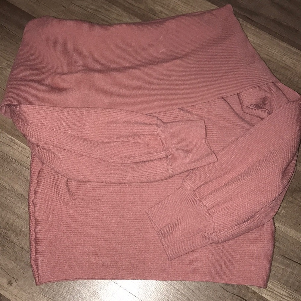 Off the shoulder sweater